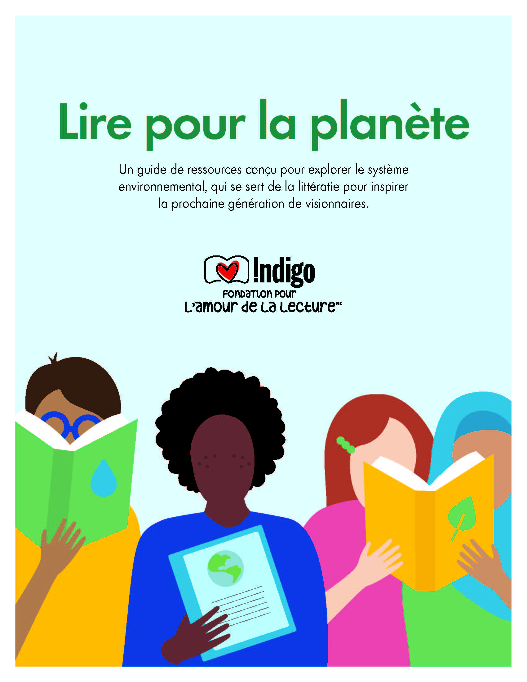 Lire pour la planète – Plan de cours (de la maternelle à la 6e année)
